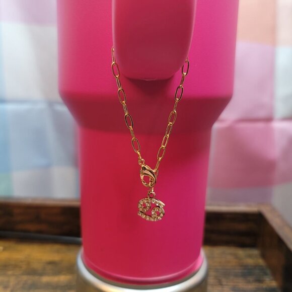 Cancer Zodiac Sign Tumbler Charm - Picture 4 of 4